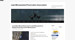 Desktop Screenshot of lakeminnewashta.org