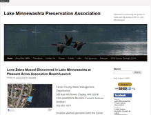Tablet Screenshot of lakeminnewashta.org